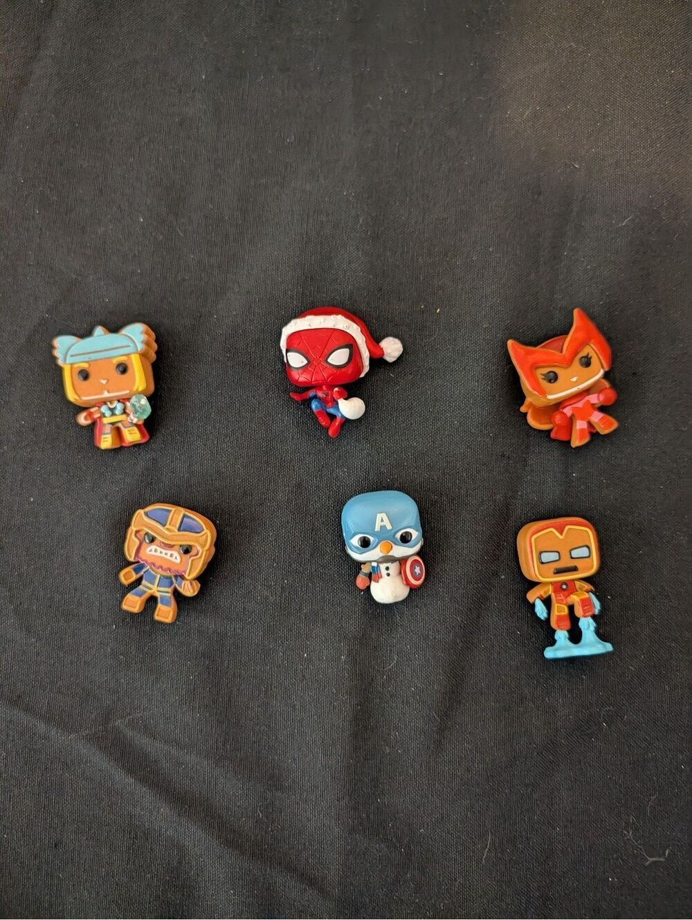 Funko Pocket Pop Marvel Holiday Advent Calendar Lot 6 Mini Figures Gingerbread